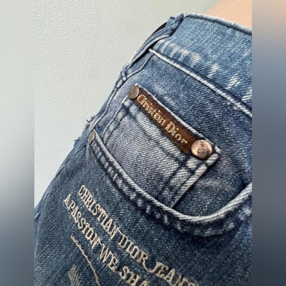 Christian Dior: Vintage - Blue Denim Fashion Piece - Picture 5 of 9